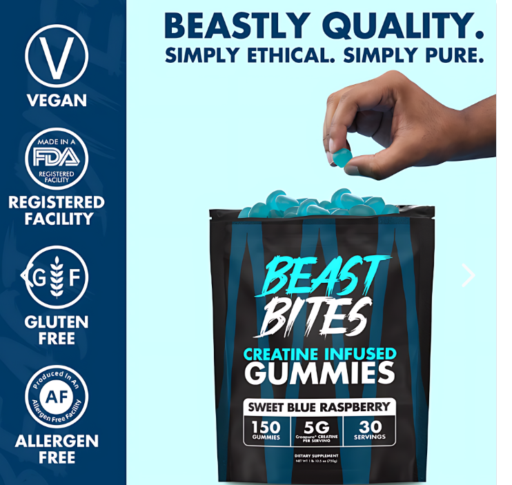 Beast Bites — Gomitas de Creatina