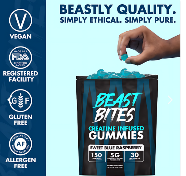 Beast Bites — Gomitas de Creatina
